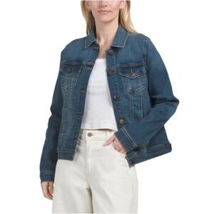 d. jeans Women’s Classic Indigo Jean Jacket Sz XL